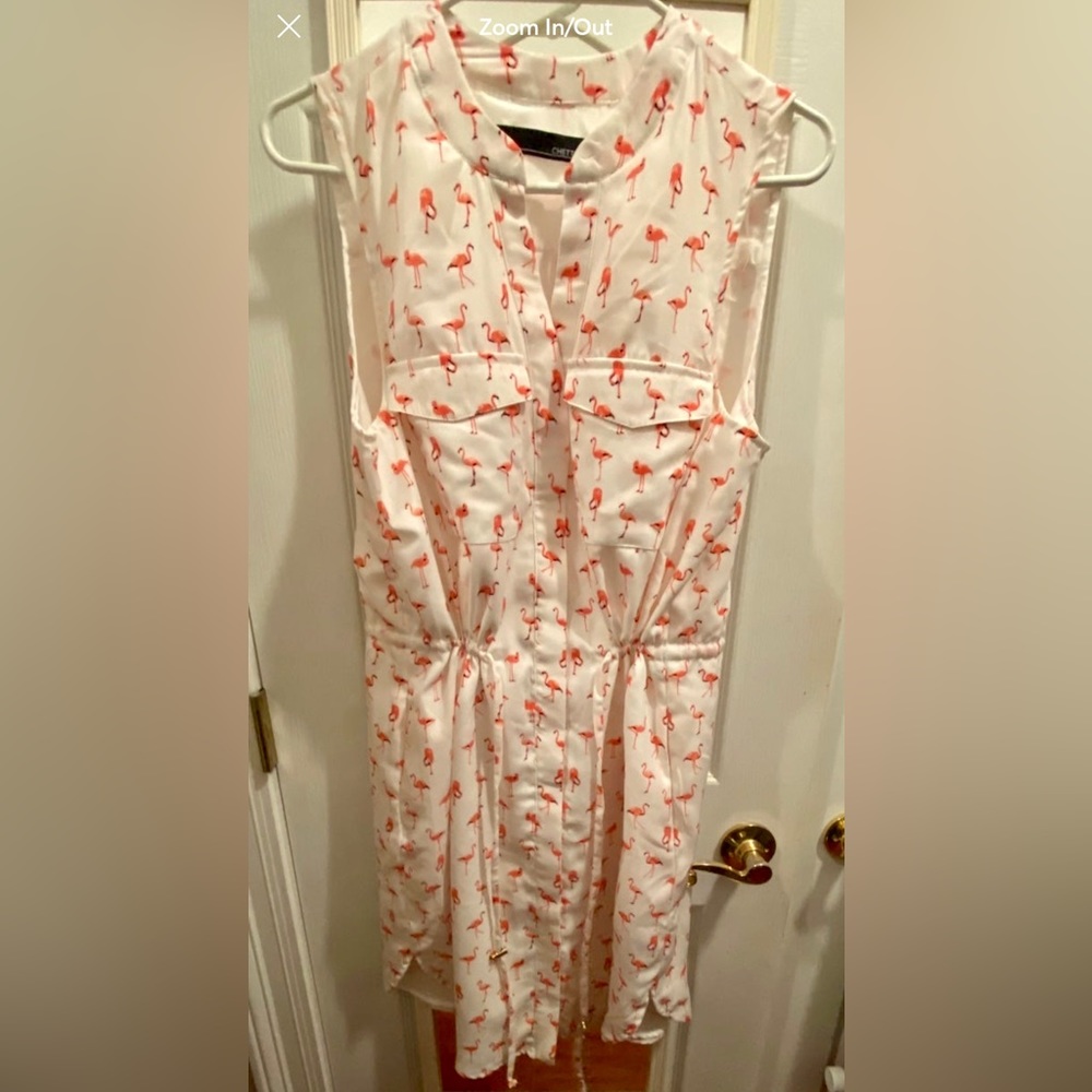 Cute flamingo summer dress